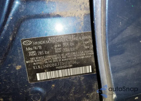 2018 Hyundai Elantra Sel из США, поврежденный, VIN 5NPD84LF7JH336556